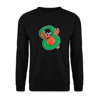 8 Jahre alt - 8. Geburtstag mit Tier Motiv - Unisex Pullover - Schwarz - Vorne - Alina (178cm) & Michal (187cm)