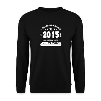 2015 - Class of 2015 - Unisex Sweatshirt - black - Front - Alina (178cm) & Michal (187cm)