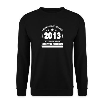 2013 - Class of 2013 - Unisex Sweatshirt - black - Front - Alina (178cm) & Michal (187cm)