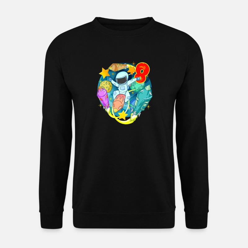 8 Years Birthday Boy Gift - Unisex Sweatshirt - black