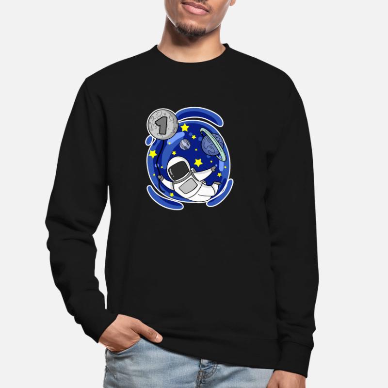 1 Jahr alt oder Einschulung Unisex Pullover