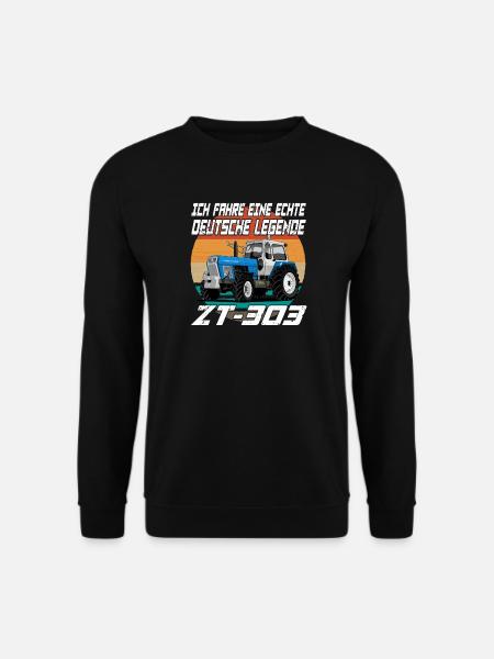 Ich fahre eine echte Deutsche Legende ZT-303 - Unisex Pullover - Schwarz