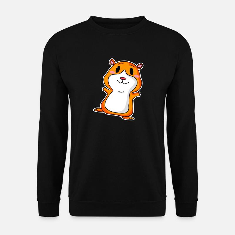 Süßes Meerschweinchen - Unisex Pullover - Schwarz