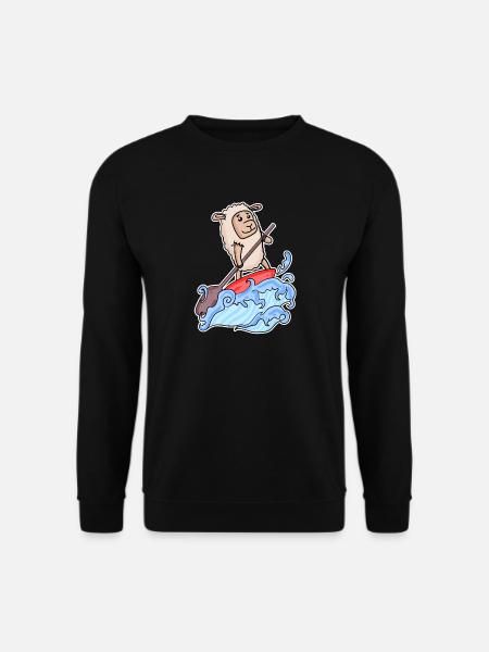 Stand Up Paddle Sheep - Sweat-shirt Unisexe - noir