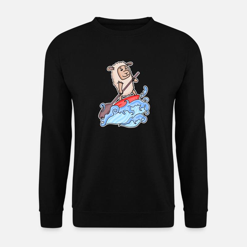 Stand Up Paddle Sheep - Sweat-shirt Unisexe - noir