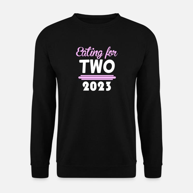 Grossesse Gémeaux 2023 - Sweat-shirt Unisexe - noir