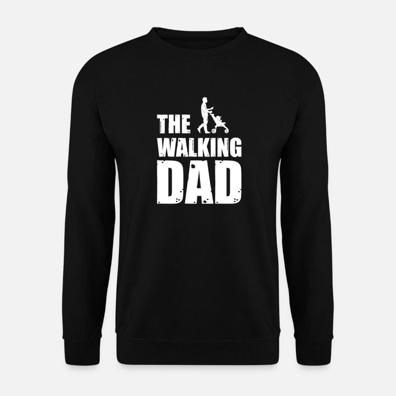 Der wandelnde Vater - Unisex Pullover - Schwarz