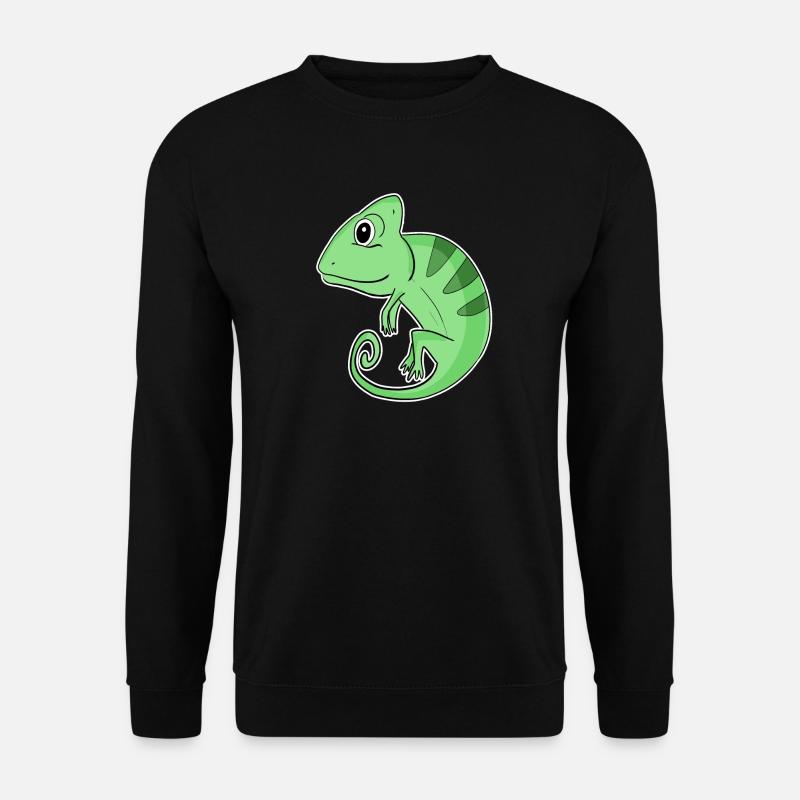 Chamäleons Chamäleon - Unisex Pullover - Schwarz
