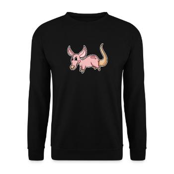 Aardvark - Unisex Sweatshirt - black - Front - Alina (178cm) & Michal (187cm)