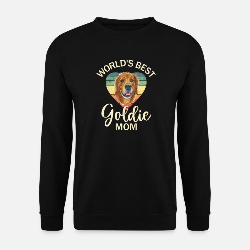 Hund Golden Retriever - Unisex Pullover - Schwarz