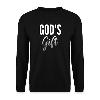 Don de Dieu - Sweat-shirt Unisexe - noir - Devant - Alina (178cm) & Michal (187cm)