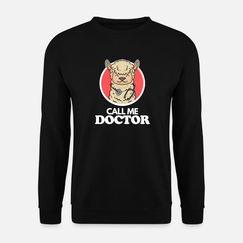 Doktor Arzt Tierarzt - Unisex Pullover - Schwarz
