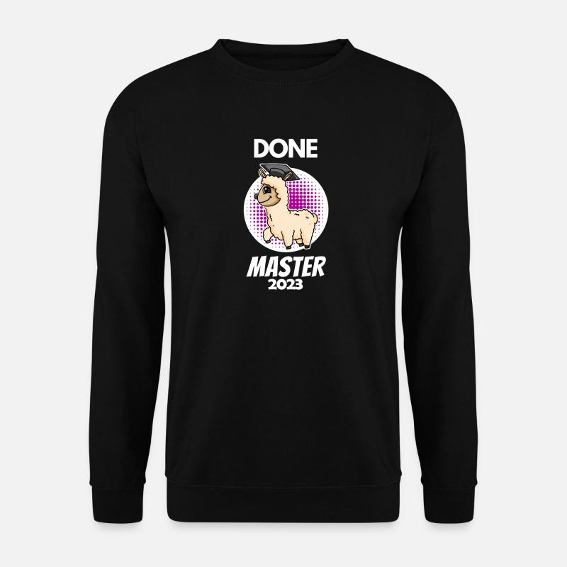 Master 2023 - Master abgeschlossen - Unisex Pullover - Schwarz