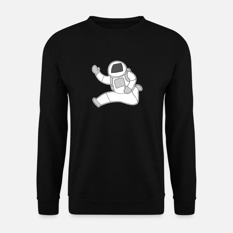 Astronaut Motiv - Unisex Pullover - Schwarz