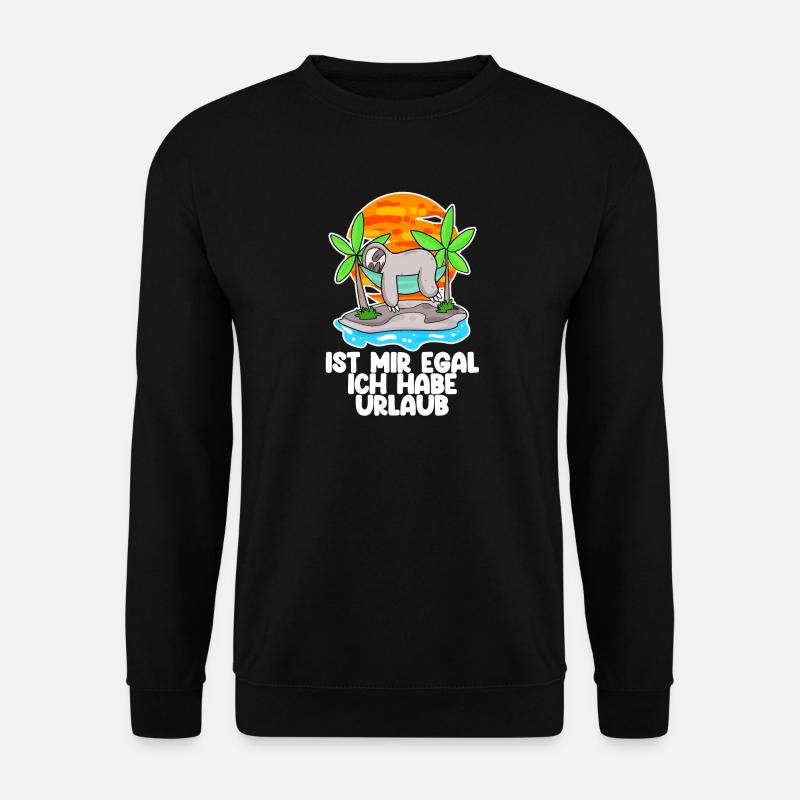 Urlaub Spruch - Ich habe Urlaub lustig - Unisex Pullover - Schwarz