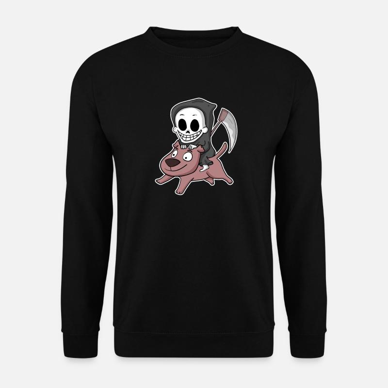 Sensenmann Hund - Unisex Pullover - Schwarz