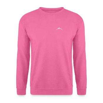 Berge Motiv Bergsteigen Mountainbiker Wandern Berg - Unisex Pullover - Pink - Vorne