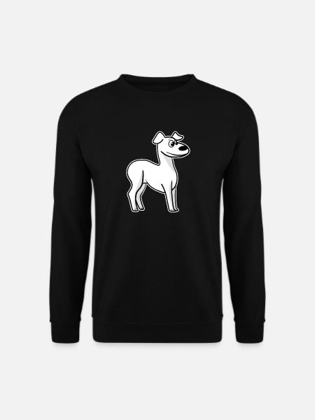 Whippet Hunderasse Windhund hundebesitzer - Unisex Pullover - Schwarz