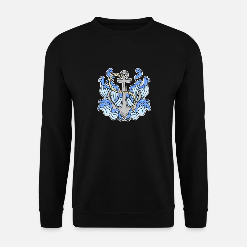 Ancre - Sweat-shirt Unisexe - noir