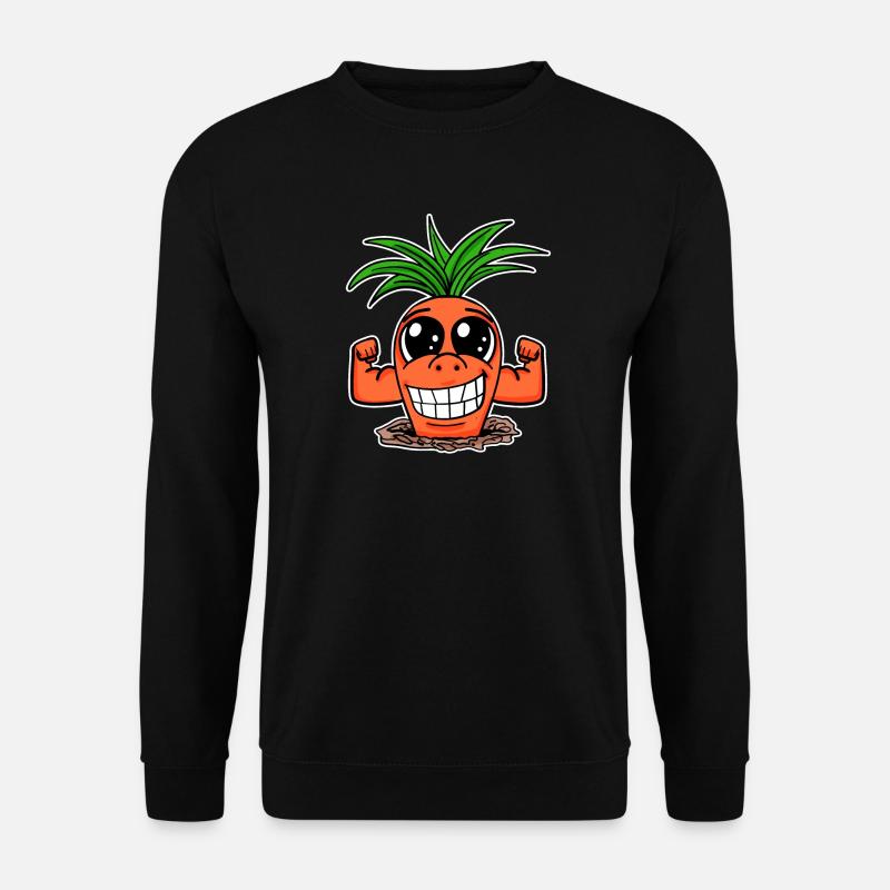 strong carrot - Unisex Sweatshirt - black