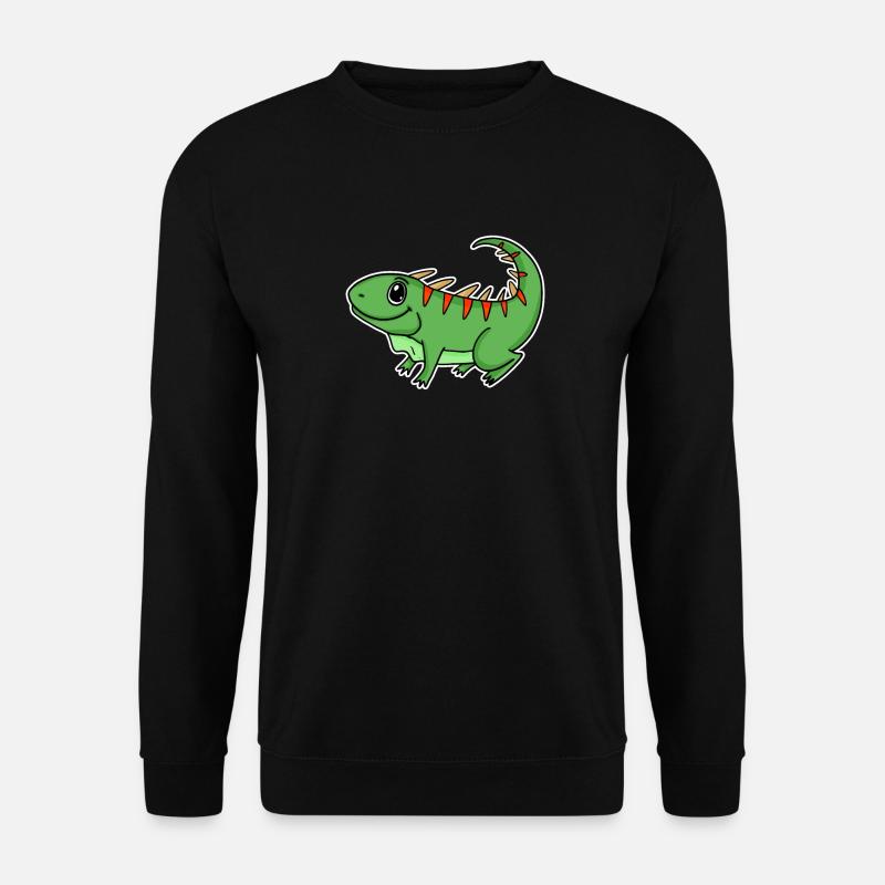 Iguana Green Reptiles - Unisex Sweatshirt - black