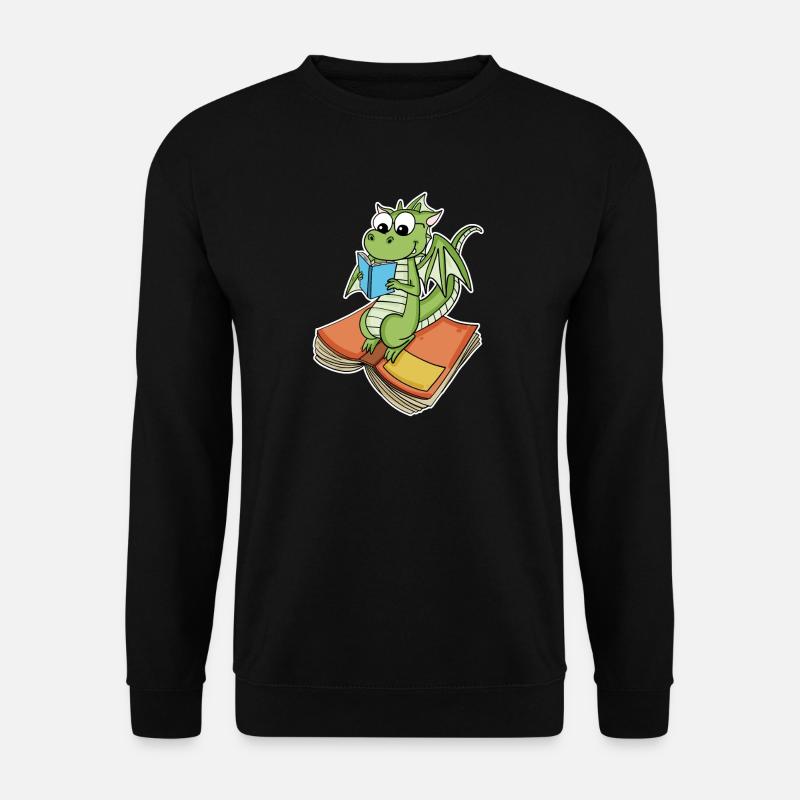 Books Dragon Dragon - Unisex Sweatshirt - black