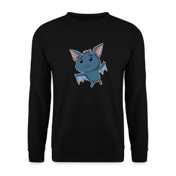 Chauve-souris - Sweat-shirt Unisexe - noir - Devant - Alina (178cm) & Michal (187cm)