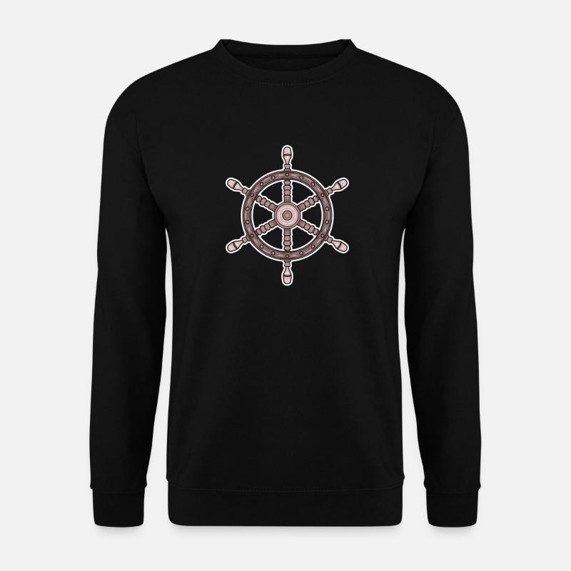 Steuerrad Kapitän - Unisex Pullover - Schwarz