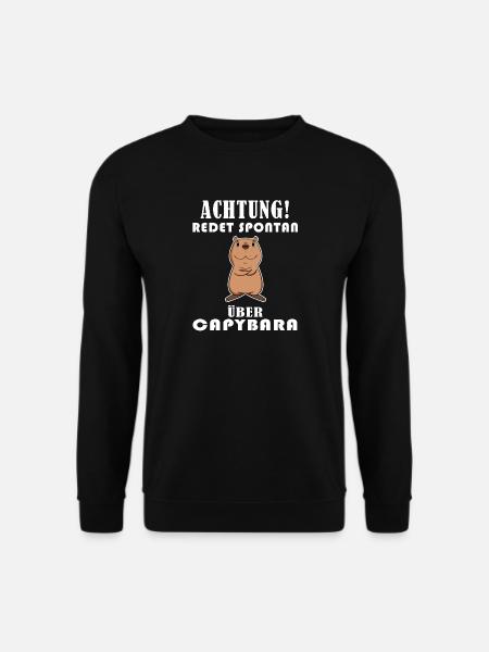Capybara Wasserschwein - Unisex Pullover - Schwarz