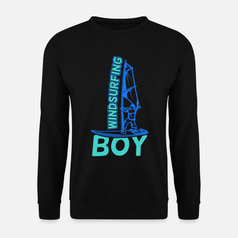 Windsurfer Boy - Unisex Sweatshirt - black
