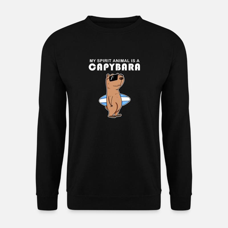 Capybara Wasserschwein Capybaras - Unisex Sweatshirt - black