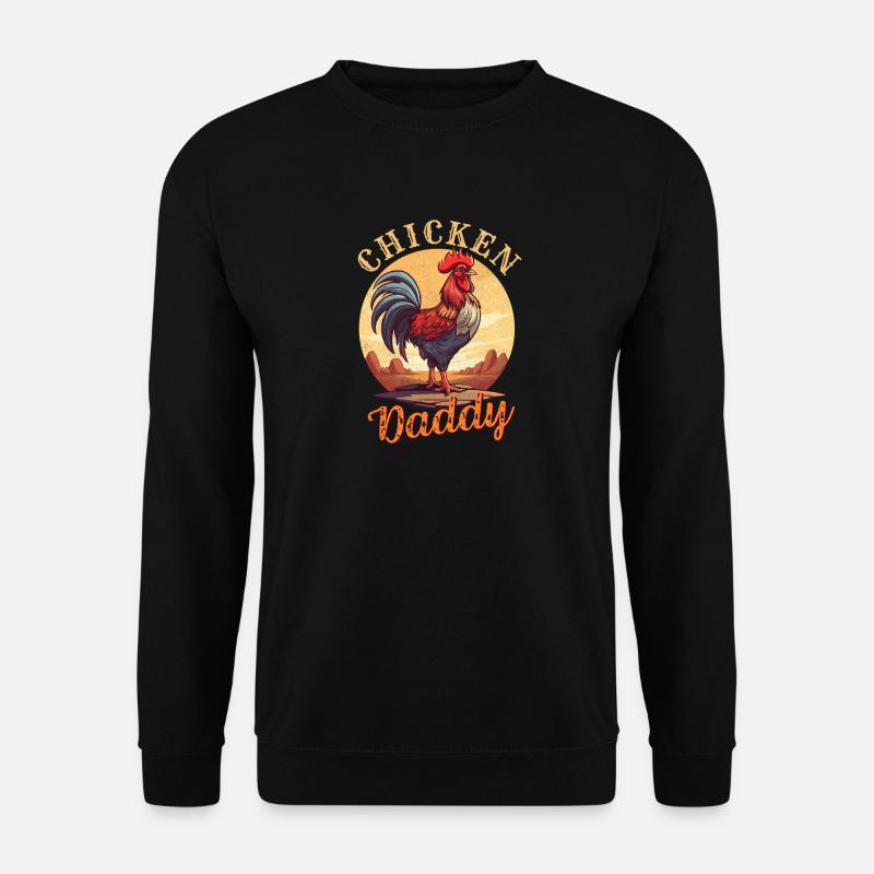 Königlicher Waliser mit Hahnenkopf - Unisex Pullover - Schwarz