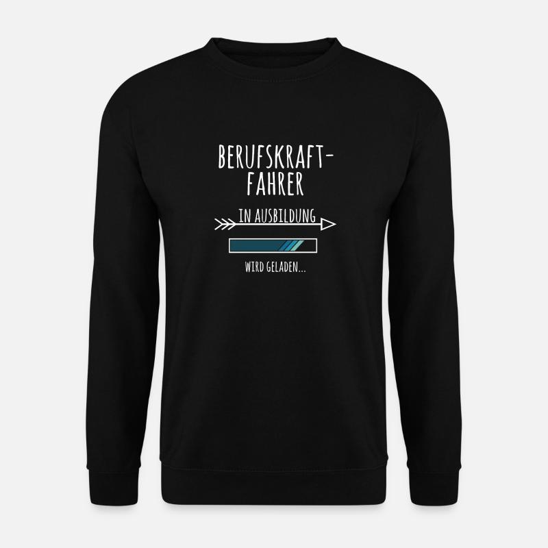 Berufskraftfahrer Ausbildung LKW Beruf - Unisex Pullover - Schwarz