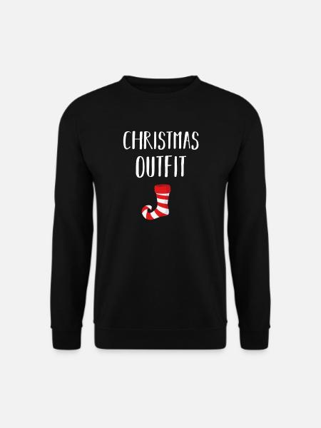 Weihnachten lustiges Weihnachtskostüm - Unisex Pullover - Schwarz