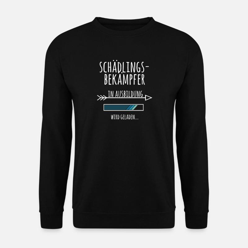Schädlingsbekämpfer Ausbildung Geschenk Schädlinge - Unisex Pullover - Schwarz