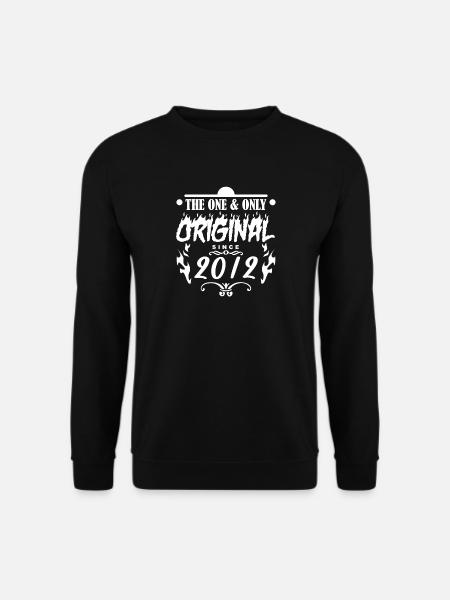 2012 - Baujahr 2012 - Jahrgang 2012 - Unisex Pullover - Schwarz
