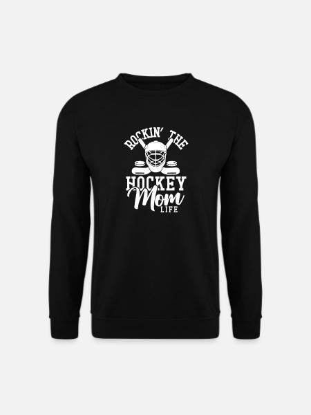 Rockin the hockey mom life - Unisex Pullover - Schwarz
