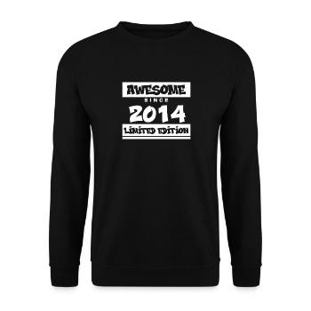 2014 - Millésime 2014 - Fantastique depuis 2014 - Sweat-shirt Unisexe - noir - Devant - Alina (178cm) & Michal (187cm)