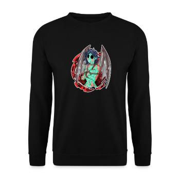 Zombie Wife - Unisex Sweatshirt - black - Front - Alina (178cm) & Michal (187cm)