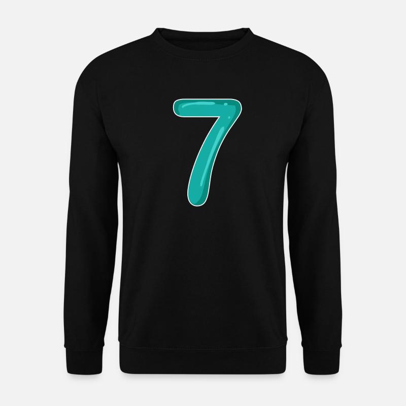 7 - Seven - Unisex Sweatshirt - black