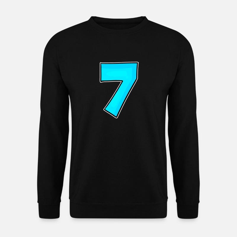 7 - Sieben - Unisex Pullover - Schwarz