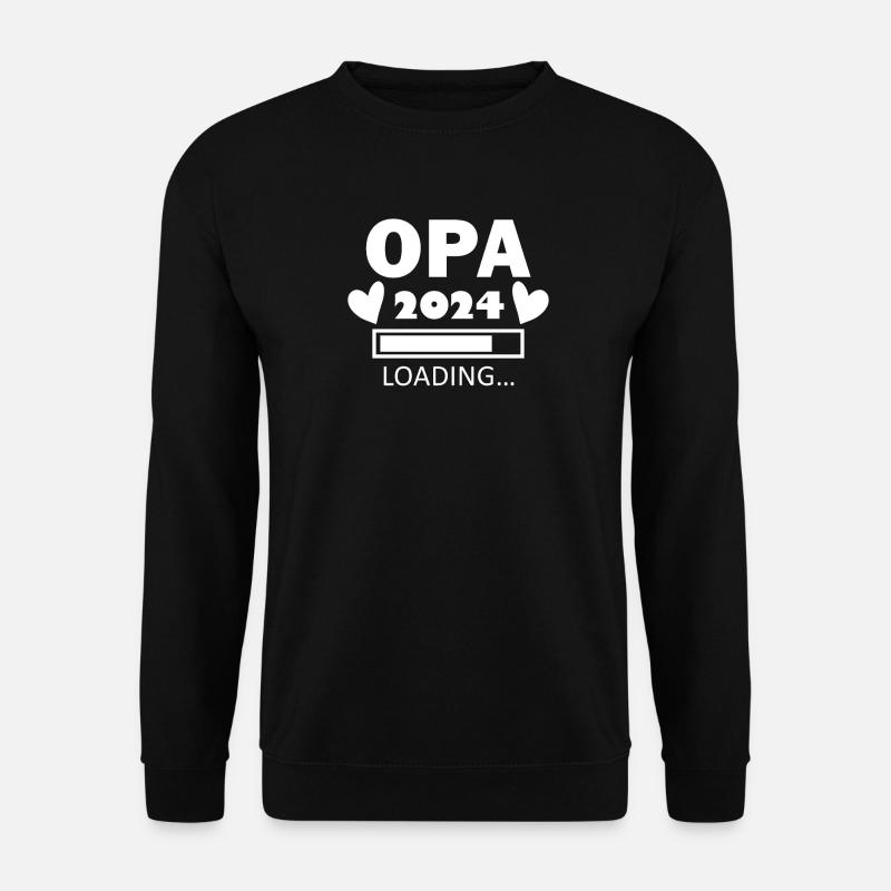 Opa 2024 - Opa werden - Opa Geschenk - Unisex Pullover - Schwarz