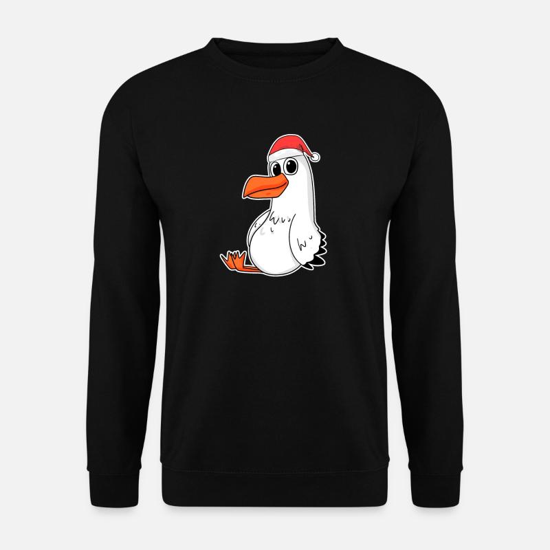 Mouette Noël - Sweat-shirt Unisexe - noir