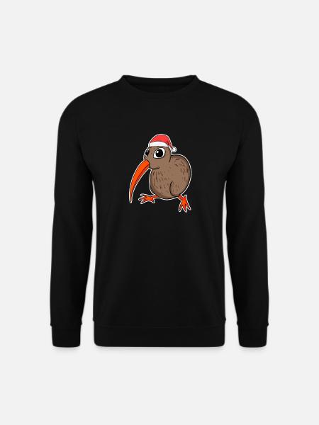 Kiwi Bird Christmas - Unisex Sweatshirt - black