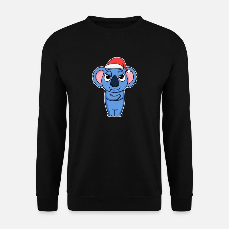 Koala Weihnachten - Unisex Pullover - Schwarz