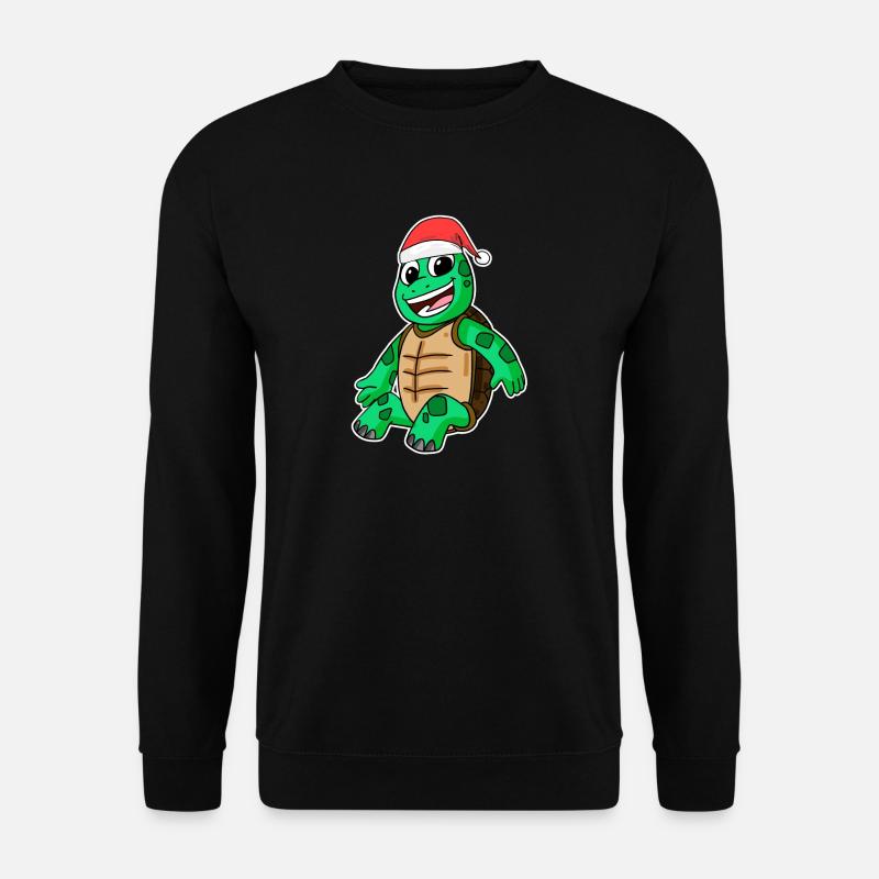 Turtle Christmas - Unisex Sweatshirt - black