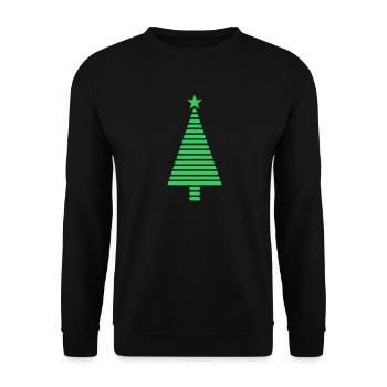 Frohe weihnachten Frohe weihnachten Frohe weihnach - Unisex Pullover - Schwarz - Vorne - Alina (178cm) & Michal (187cm)