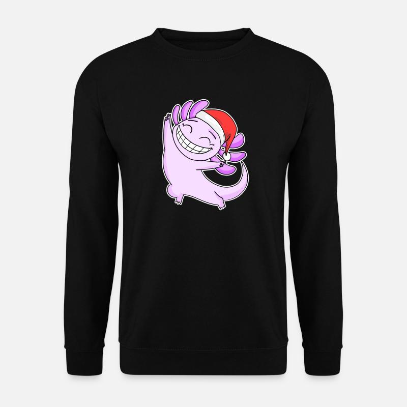 Axolotl Weihnachten - Unisex Pullover - Schwarz