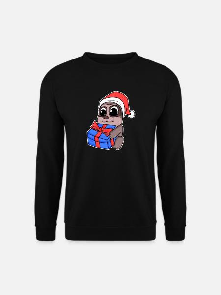 Sloth Christmas - Unisex Sweatshirt - black