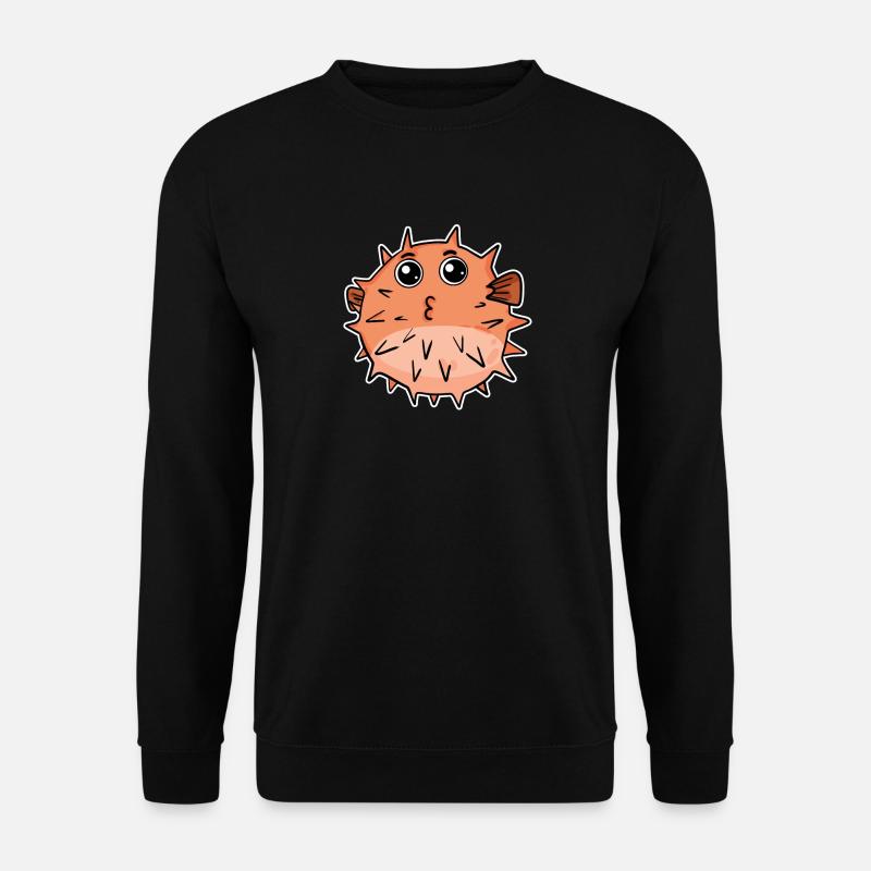 Poisson-globe - Sweat-shirt Unisexe - noir